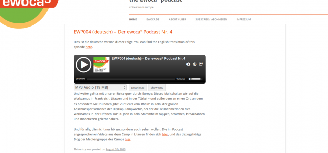 Der ewoca³ Podcast – Die zweite Episode ist online!